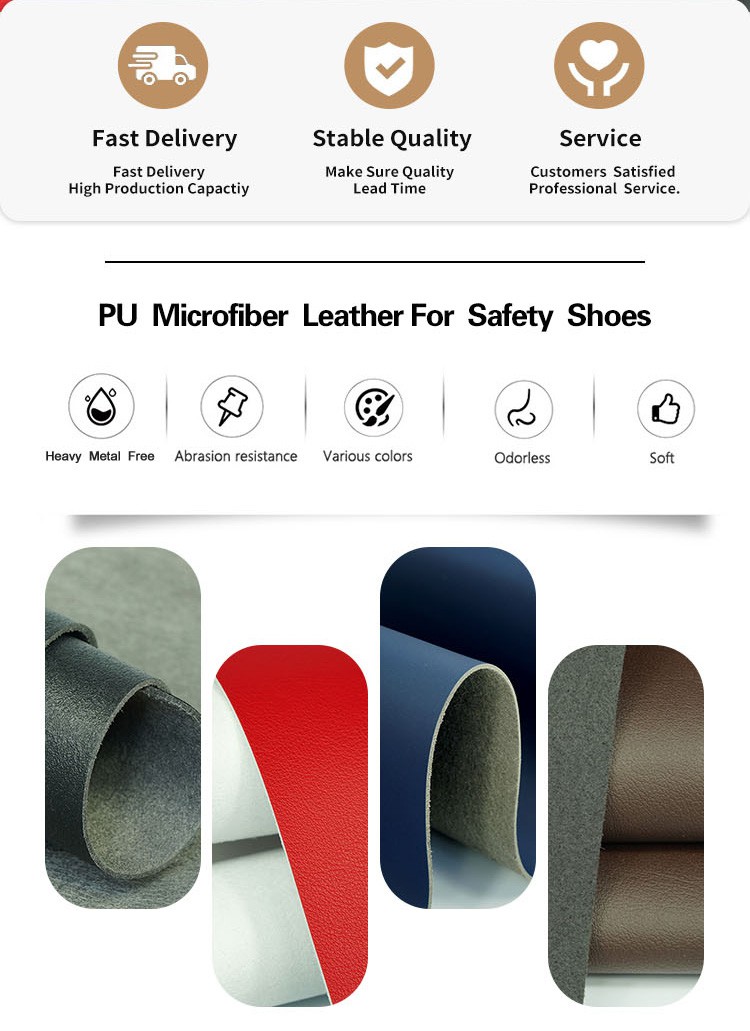Microfiber Leather for Safety Shoes 3 Microfiber Leather for Safety Shoes 3