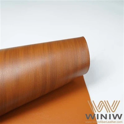 Material sintético de cuero de PVC respetuoso con el medio ambiente para zapatos