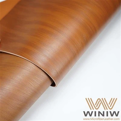 Buen material de PVC transpirable, imitación de cuero para calzado.