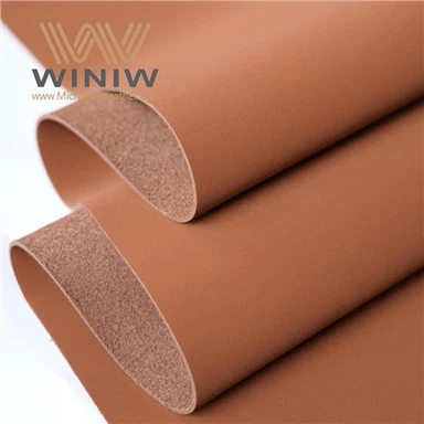 Cuero sintético nobuk resistente al desgarro