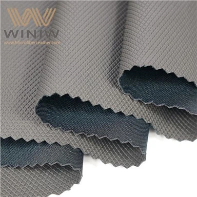 Material de cuero sintético de pu en relieve para la fabricación de guantes
