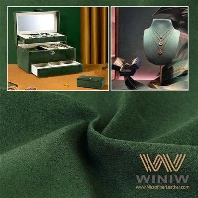 0.Cuero de vinilo de gamuza sintética de 5 mm para material de embalaje