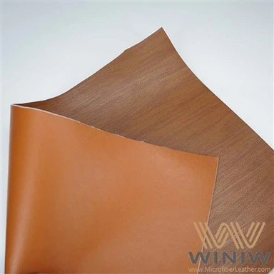 Material de PVC de piel sintética de color Burlywood para zapatos de playa