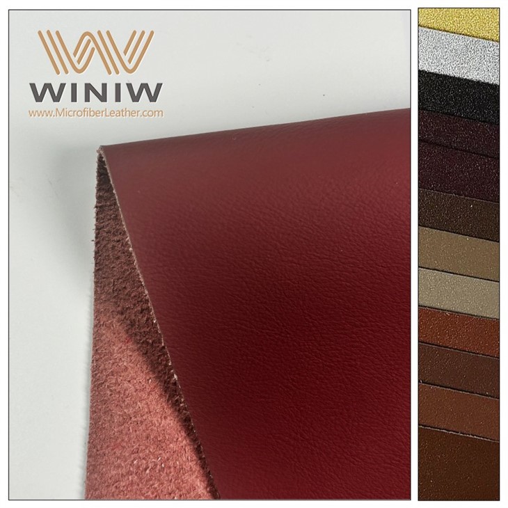 0.4mm Aging Resistance Gifts Packaging Material Textured Pu Leather Material