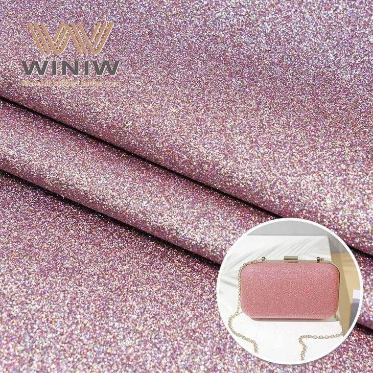 Material sintético antibacteriano de imitación de cuero de PU para bolsos