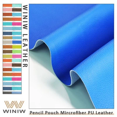 0. 6 mm Amicidato ambiental Microfibra Faux Leather Fabric Pencil Pencil