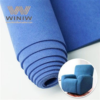 Cuero de sofá de PU de nubuck de microgamuza de tela de microfibra ecológica