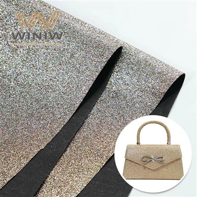 Cuero vegano de microfibra de moda para bolsos que hacen material