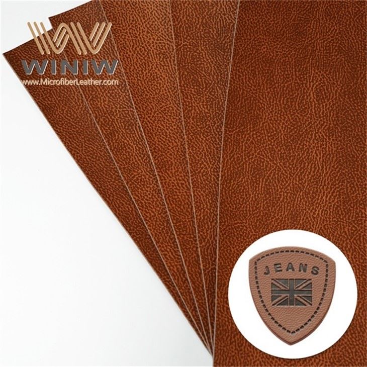 Strong Adaptability Artificial Leather Bag Tags PU Material For Labels
