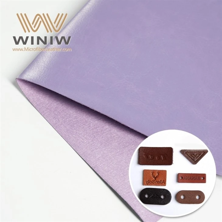 Strong Adaptability Artificial Leather Bag Tags PU Material For Labels