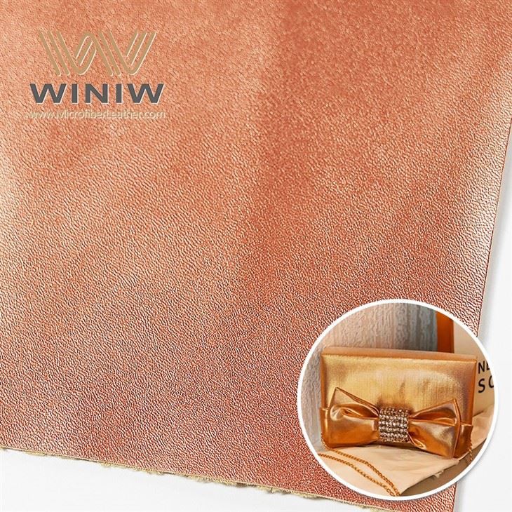 Tela de bolsos de imitación de PU de cuero artificial resistente al desgarro